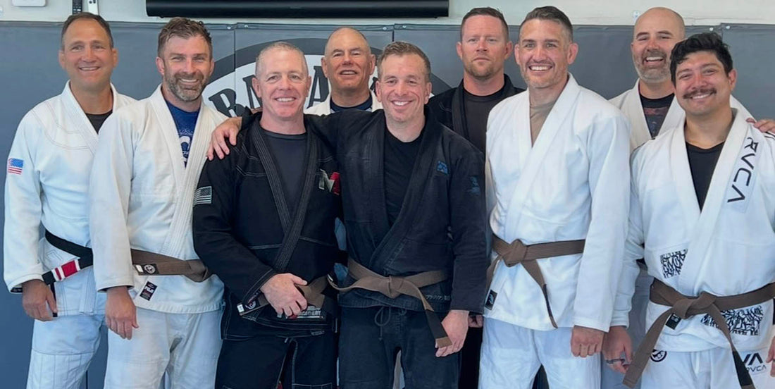 Jiu Jitsu grapplers train grip strength