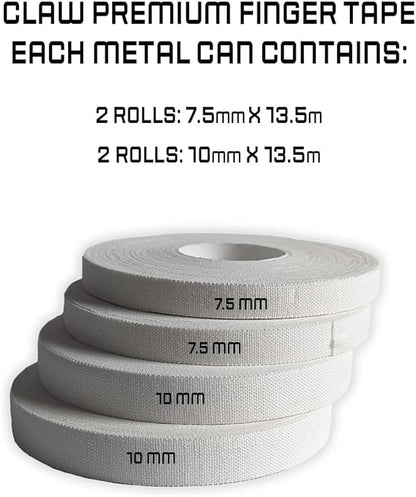 Finger Tape (2 rolls @ 7.5mm x 13.5m and 2 rolls a@10mm x 13.5m)