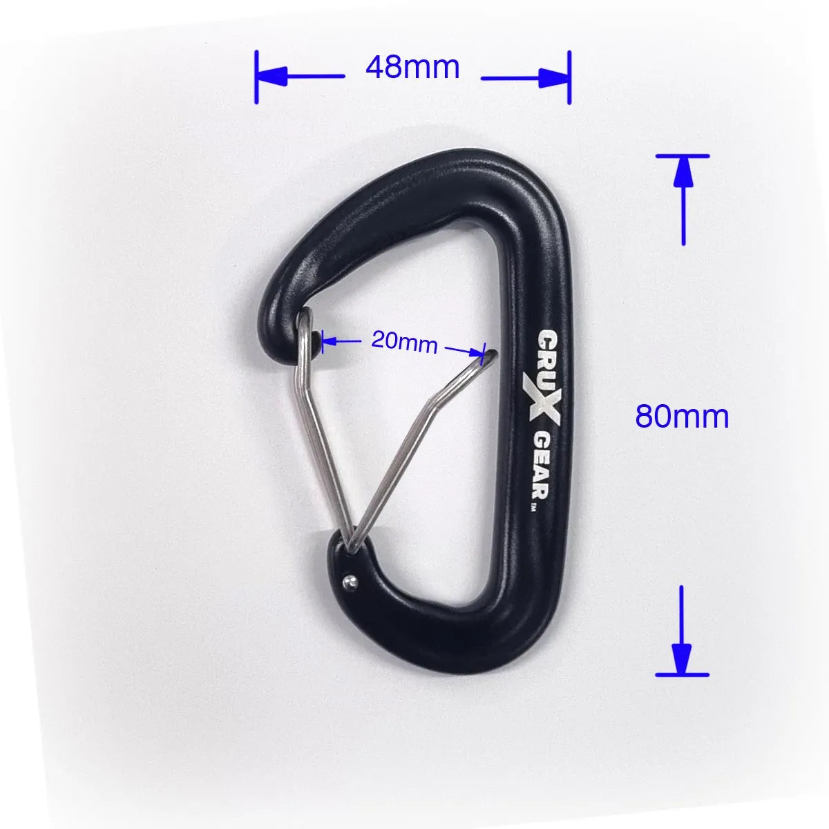 Carabiner 12Kn wiregate