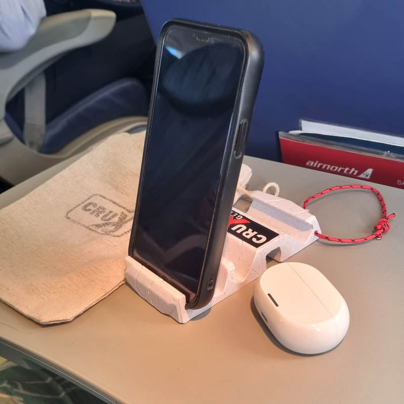 Crux Gear Phone Stone can be used on a plane